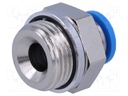 Push-in fitting; straight; Input thread: G 3/8" external; 8mm