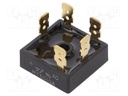 Three-phase bridge rectifier; Urmax: 1kV; If: 50A; Ifsm: 500A; MT