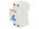 RCD breaker; Inom: 63A; Ires: 30mA; Max surge current: 5000A; 400V