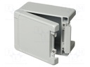 Enclosure: multipurpose; X: 128mm; Y: 159mm; Z: 90mm; BOCUBE ALU