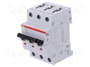 Circuit breaker; 400VAC; Inom: 50A; Poles: 3; DIN; Charact: B; 6kA