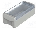 Enclosure: multipurpose; X: 80mm; Y: 191mm; Z: 60mm; BOCUBE; grey