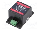 Converter: DC/DC; 6W; Uin: 18÷75V; Uout: 12VDC; Iout: 500mA; 49g