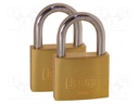 Padlock; 2pcs.