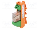 Relay: safety; DPDT; Ucoil: 24VDC; 6A; 6A/250VAC; 6A/24VDC