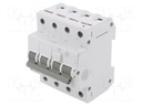 RCBO breaker; Inom: 16A; Ires: 30mA; Poles: 3+N; 230/400VAC; DIN