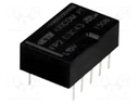 Relay: electromagnetic; DPDT; Ucoil: 5VDC; 0.5A/125VAC; 2A/30VDC