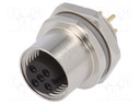 Socket; M12; PIN: 4; female; A code-DeviceNet / CANopen; THT; IP67