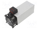 Heater; 100W; 230V; IP20; DIN rail; 16m3/h; 170x89x60mm