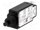 Circuit breaker; Urated: 240VAC; 48VDC; 3A; SPST; Poles: 1; screw