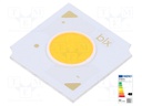 Power LED; COB; white warm; 120°; 700mA; P: 25.6W; 19x19x1.63mm