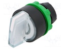 Switch: rotary; Stabl.pos: 1; 22mm; white; Illumin: LED; IP66; Pos: 2