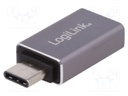 Adapter; USB 2.0,USB 3.0; USB A socket,USB C plug