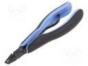 Pliers; oblique,cutting,precision,elongated; ESD