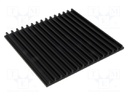 Heatsink: extruded; grilled; black; L: 150mm; W: 159mm; H: 10mm