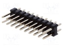 Pin header; pin strips; male; PIN: 20; straight; 2.54mm; THT; 2x10