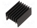 Heat Sink, Square, Black Anodized, 11 °C/W, TO-247, 23.4 mm, 32 mm, 16 mm