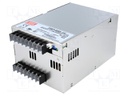 Power supply: switched-mode; modular; 600W; 15VDC; 170x120x93mm
