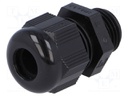 Cable gland; M16; IP68; Mat: polyamide; black