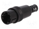 Plug; Connector: circular; RP13; male; PIN: 13; w/o contacts; 100V