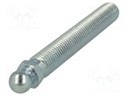 Pin; M16; Plunger mat: steel; Ø: 14mm; Plating: zinc