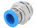 Push-in fitting; straight; Input thread: G 3/8" external; 10mm