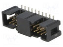 Socket; IDC; male; PIN: 20; vertical; SMT; gold-plated; 2A; 2.54mm