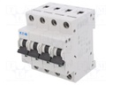 Circuit breaker; 230/400VAC; Inom: 16A; Poles: 4; DIN; Charact: C