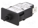 Circuit breaker; Urated: 240VAC; 48VDC; 2A; SPST; Poles: 1; SNAP-IN