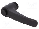 Lever; adjustable; Thread len: 20mm; Lever length: 95mm; -30÷130°C