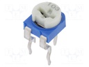 Potentiometer: mounting; single turn,horizontal; 10kΩ; 100mW