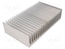 Heatsink: extruded; grilled; L: 150mm; W: 262mm; H: 60mm; aluminium