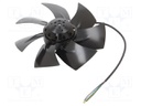 Fan: AC; axial; Ø250x72mm; ball bearing; 2450rpm; IP44; Len: 0.45m