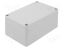 Enclosure: multipurpose; X: 80mm; Y: 120mm; Z: 60mm; EURONORD; grey