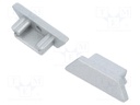 Connector 90°; white; aluminium; Application: VARIO30-02