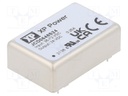 Isolated Board Mount DC/DC Converter, 2:1 Input, ITE, 1 Output, 6 W, 24 V, 250 mA