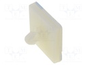 PCB distance; polyamide; L: 3.5mm; self-adhesive; Colour: natural