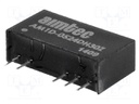 Converter: DC/DC; 1W; Uin: 4.5÷5.5V; Uout: 24VDC; Uout2: -24VDC; SIP7