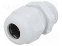 Cable gland; with metric thread; M16; IP68; Mat: polyamide