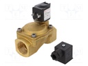 Electromagnetic valve; BSP 1"; 25mm; Pressure: 0.1÷16bar; 24VDC