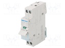 Switch-disconnector; Poles: 2; DIN; 16A; 230VAC; SBN; IP20; 1÷16mm2