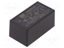 Power supply: switched-mode; modular; 5W; 12VDC; 45.7x25.4x21.5mm