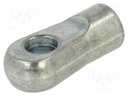 Mounting element for gas spring; Mat: zamak; 8.2mm; Thread: M8