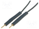 Test acces: connection cable; 2A; 70VDC; black; 0.22mm2; 33VAC