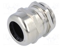 Cable gland; PG29; IP68; Mat: brass; Body plating: nickel