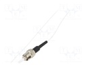 Optic fiber pigtail; FC/UPC; 2m; LSZH; Optical fiber: 9/125um