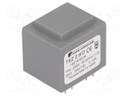 Transformer: encapsulated; 2.5VA; 230VAC; 18V; 138.9mA; IP00; 120g