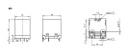 Relay: electromagnetic; DPST-NO; Ucoil: 12VDC; 40A; PCB; 36x30x40mm