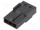 Connector: wire-board; Colour: black; plug; male; -40÷105°C; PIN: 3