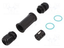 Connector: AC supply; screw terminal; TH400; 8÷17mm; 0.5÷4mm2